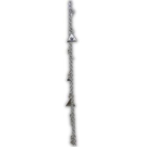 Pulseira de prata com pingentes de triangulos