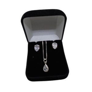 Ten joias Conjunto em gota de prata