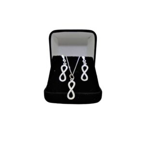 Conjunto do Infinito em prata 0925