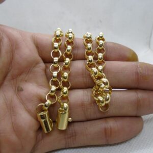 Tenjoias - Corrente de elo Português em ouro 0750 58,8 gr / 64 cm.