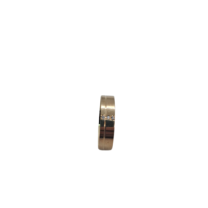 Aliança em ouro Reta 5mm 8gr 3 pedras