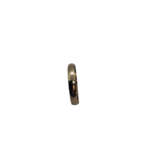 Aliança em ouro meia-cana 3mm-3gr